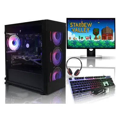 Fast Gaming PC Bundle Intel Core i5 16GB RAM 1TB HDD 120GB SSD 2GB Nvidia GT W10