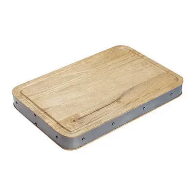 Industrial Kitchen Handmade Rectangular Wooden Butcher's Block Chopping Board