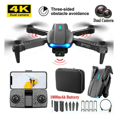 E99 Pro Drone with Camera , WiFi FPV 1080P 4K HD Dual Camera Drone