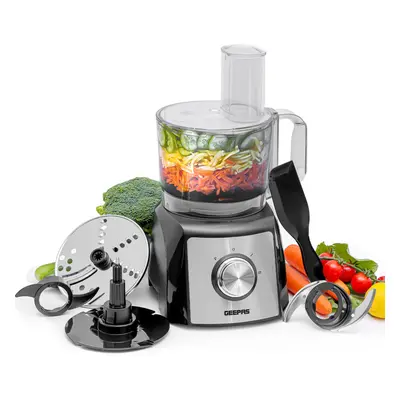 Geepas 1200W Compact Food Processor | Multifunctional Electric Food Chopper