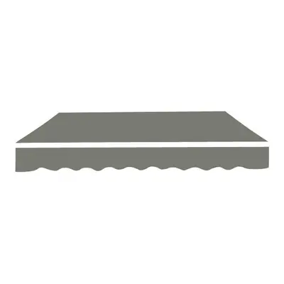 (Grey, 4.5x3M) Greenbay Garden Patio Awning Canopy Replacement Fabric