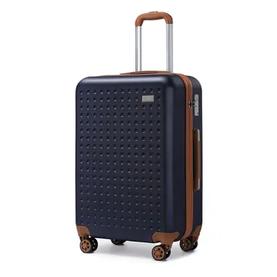 (24 Inch) Navy Color 20/24/28Inch ABS Hard Shell Suitcase Set Travel Wheels Cabin Hand Luggage