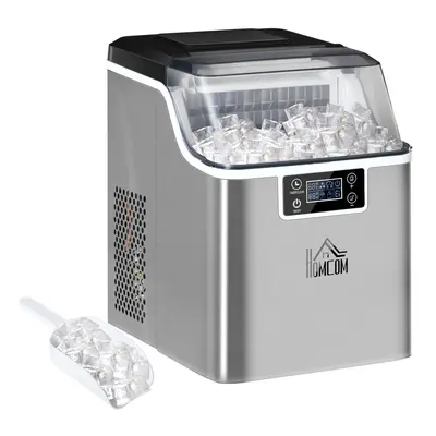 HOMCOM Ice Maker Machine Counter Top Ice Cube Maker for Home 20kg in Hrs