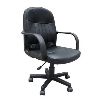 Homcom PU Leather Executive Swivel Chair - Black