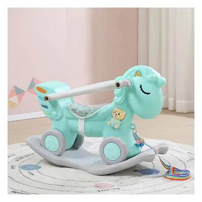 (Blue) WDW in Rocking Horse for Kids Balance Bike for Toddlers Kids Rocking Horse for 1Year and 