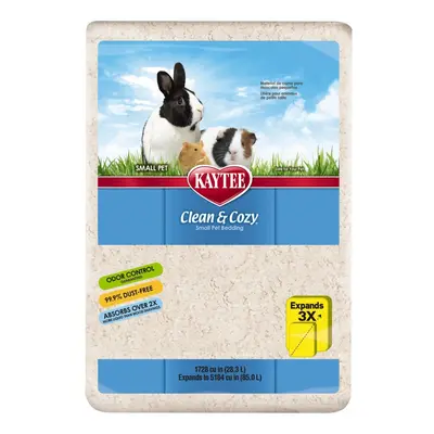 Kaytee Clean and Cozy Super Absorbent Paper Bedding, Litre, White