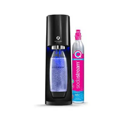 SodaStream E-Terra Sparkling Machine And Water Bottle With Co2 Gas Bottle