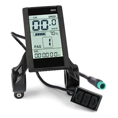 Protocol Electric Bicycle Bike Display 24v 36v 48v Lcd S830 Display With Usb Waterproof Connecti