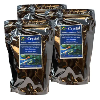 (3X1Kg upto 30,000L ) Hydra Crystal (Pond Green Water Treatment)