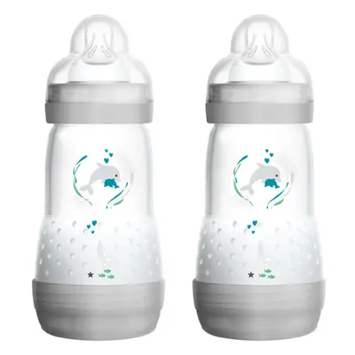 MAM Easy Start Anti Colic Bottle Grey 260ml 2Pk