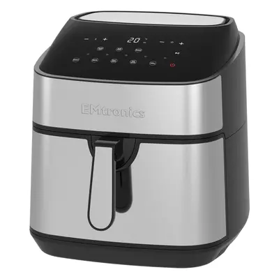 EMtronics EMAFSD9S Digital 9L Air Fryer - Stainless Steel