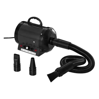 PawHut 2800W Dog Hair Dryer Pet Grooming Blaster Blower Dryer Nozzles, Black