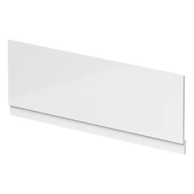 1600mm MDF Bath Front Panel & Plinth - Gloss White