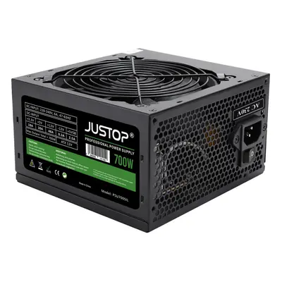 JUSTOP 700W PSU ATX PC Power Supply Unit 8-Pin 12V 8-Pin PCI-E 6x SATA