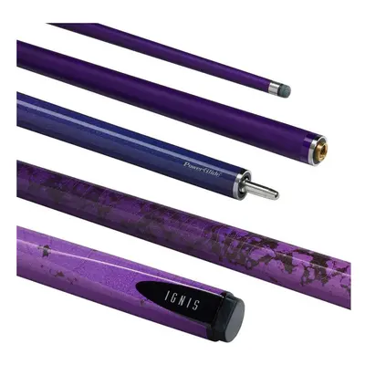 (Purple) PowerglideÂ Ignis Snooker Cue Piece 57" Carbon Composite 10mm Tip