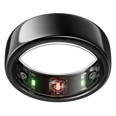 (8, Black) Ring Gen3 Heritage - Silver - Size - Smart Ring - Sleep Tracking Wearable - Heart Rat