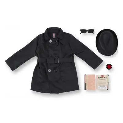 Melissa & Doug Spy Role Play Costume Set,Black