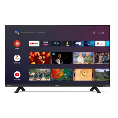 Sharp 32" Frameless Android Smart TV with Google Assistant