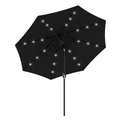 Outsunny LED Solar Powered Parasol Umbrella Garden Tilt Outdoor String Light