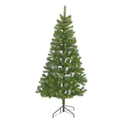 Habitat 6ft Pre-Lit Half Christmas Tree - Green