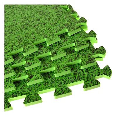 Abaseen Eva Interlocking Foam Floor Mats(Green, Mats-(48 Sq Ft))