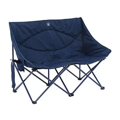 Hi-Gear Vegas Double Camping Chair with Storage Pocket/Drink Holders, Ideal for the Beach, Picni