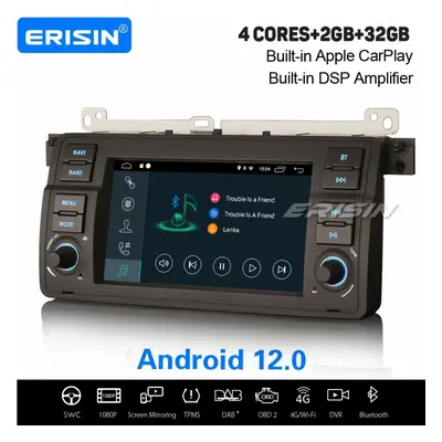 Android Car Stereo For BMW 3er E46 M3 Rover MG ZT DAB+ CarPlay Satnav WiFi OBD2 DSP Bluetooth