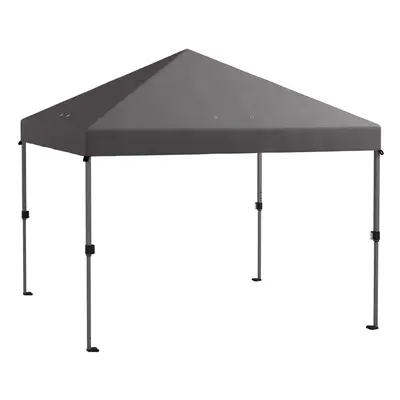 Outsunny x 3(m) Pop Up Gazebo, Instant Shelter with 1-Button Push, Grey