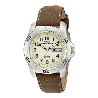 Timex Expedition Quartz Traditional Watch with Off-White Dial Analogue Display