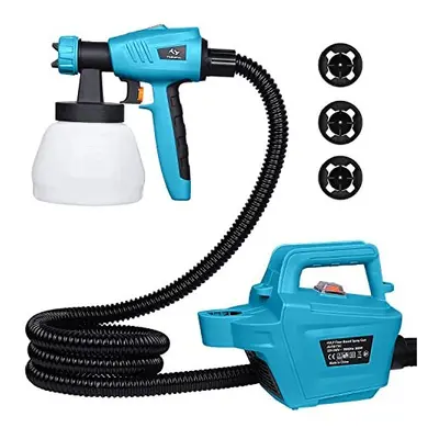 Paint Sprayer, Tilswall Watt Home Electric Spray Gun Power Painter with 1300ML Detachable Tank M