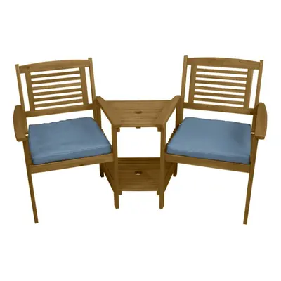 Wooden Companion Love Seat Cushions Garden Chairs Table Corner Bench Jack & Jill