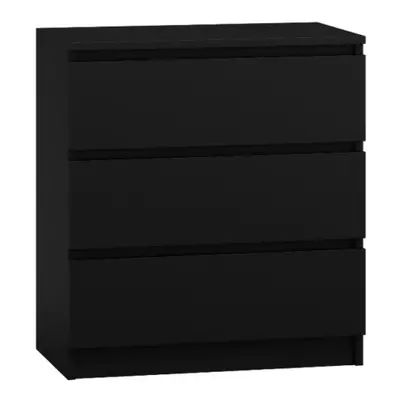 (3 Drawer) MODERN - Black Chest Of Drawers Bedroom Furniture Storage Bedside to Drawers