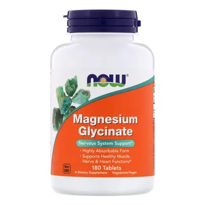 Now Foods, Magnesium Glycinate, Tablets