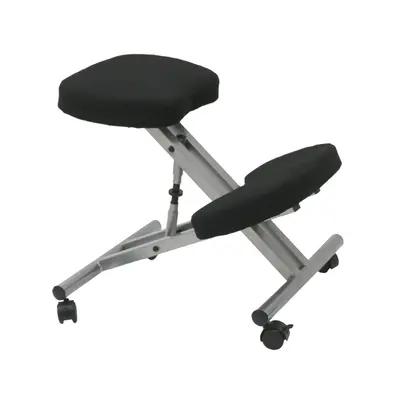 Oypla Black Kneeling Orthopaedic Office Chair | Ergonomic Stool