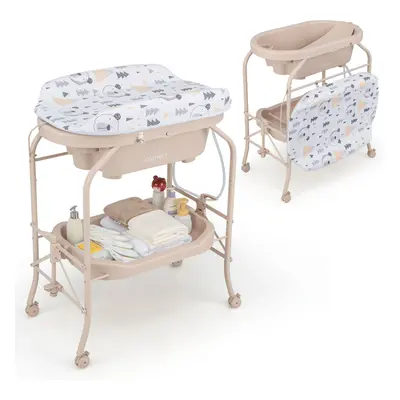 4-in-1 Baby Changing Table Infant Nursery Station Diaper Changing Station