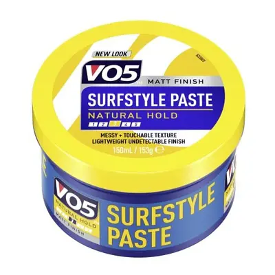 VO5 SurfStyle Natural Hold Hair Paste for a Natural and Messy Hairstyle ml, (Pack of 6)