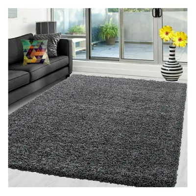 (Dark_Grey, x cm) Thick Shaggy Large Verona Rugs Non Slip Hallway Runner Rug Bedroom Living Room