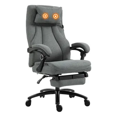 Vinsetto Executive Office Chair with Vibration Massage Pillow USB Power Wheels