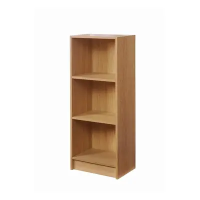 3 Tier Medium Narrow Bookcase Shelving Unit Living Room Office Bedroom