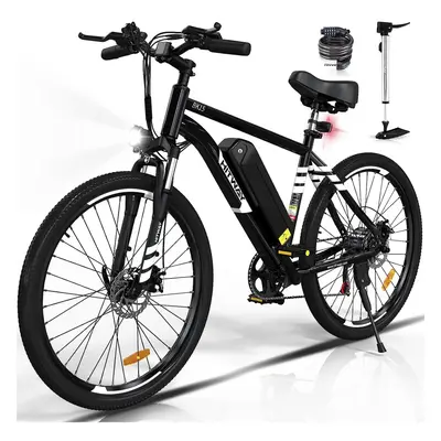 HITWAY E Bike, 26" Electric Bike with 36V 11.2Ah Removable Battery,7 Speed, range 35-90km