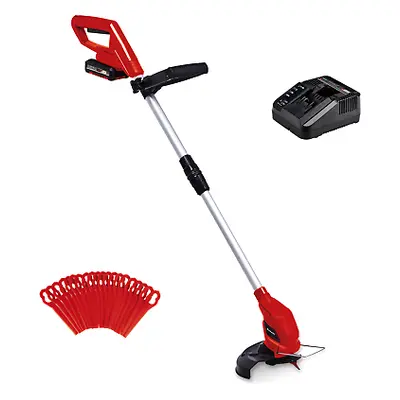 Einhell Cordless Strimmer 24cm Power X-Change 18V With Battery Spare Blades