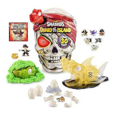 ZURU SMASHERS 7488B Smashers Dino Island Surprise Egg, Giant Skull, Shark, (Megalodon Collectibl