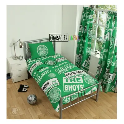 (Single, Green) Celtic Patch Duvet Set