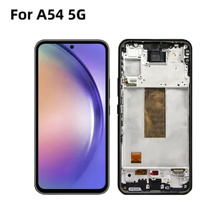 For Samsung Galaxy A54 5G A546U A546B LCD Display Touch Screen Digitizer Frame