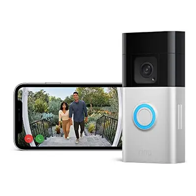 Ring Battery Video Doorbell Plus by Amazon | Wireless Video Doorbell Camera with 1536p HD Video,