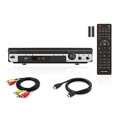 Region Free DVD Player 1080p For TV, Comes With Remote, HDMI & AV Cable, USB & Karaoke Function 