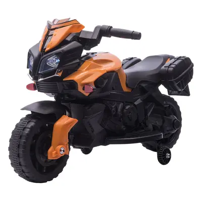 HOMCOM Kids 6V Electric Motorcycle Ride-On Toy Battery - months Orange