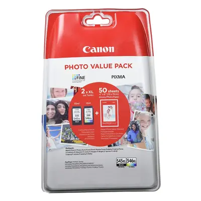 Canon PG545 XL/CL546 High Capacity Ink Cartridges - Black and Color