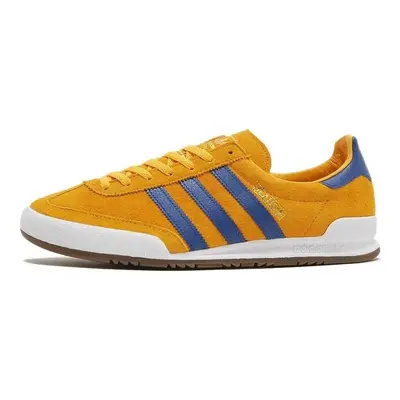 (UK 10) Adidas Jeans Originals Men's Trainers GOLD-BLUE