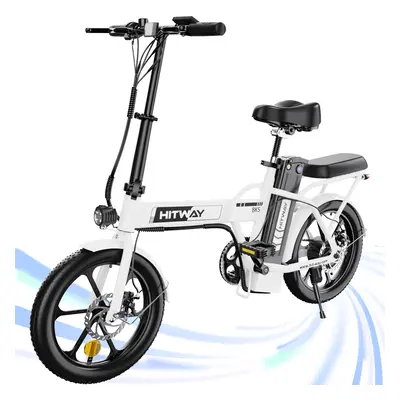 HITWAY E-Bike for Adults 16" Lightweight 250W Electric Folding Bike